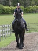 JULIE LONG AND HER FRIESIAN, KEES.