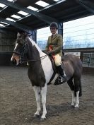 Image 78 in BRITISH SKEWBALD AND PIEBALD ASS'N NEW YEAR SHOWING SHOW. 9. JAN 2016. RIDDEN CLASSES