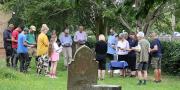 Image 81 in ST. EDMUNDS CHURCH KESSINGLAND. THE RE THATCHING EVENT.